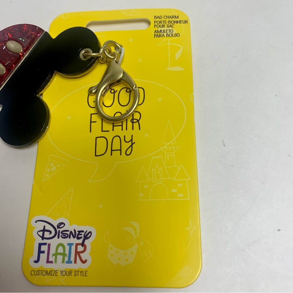 NWT. Disney Flair Mickey Mouse Keychain or bag charm. - Picture 5 of 8